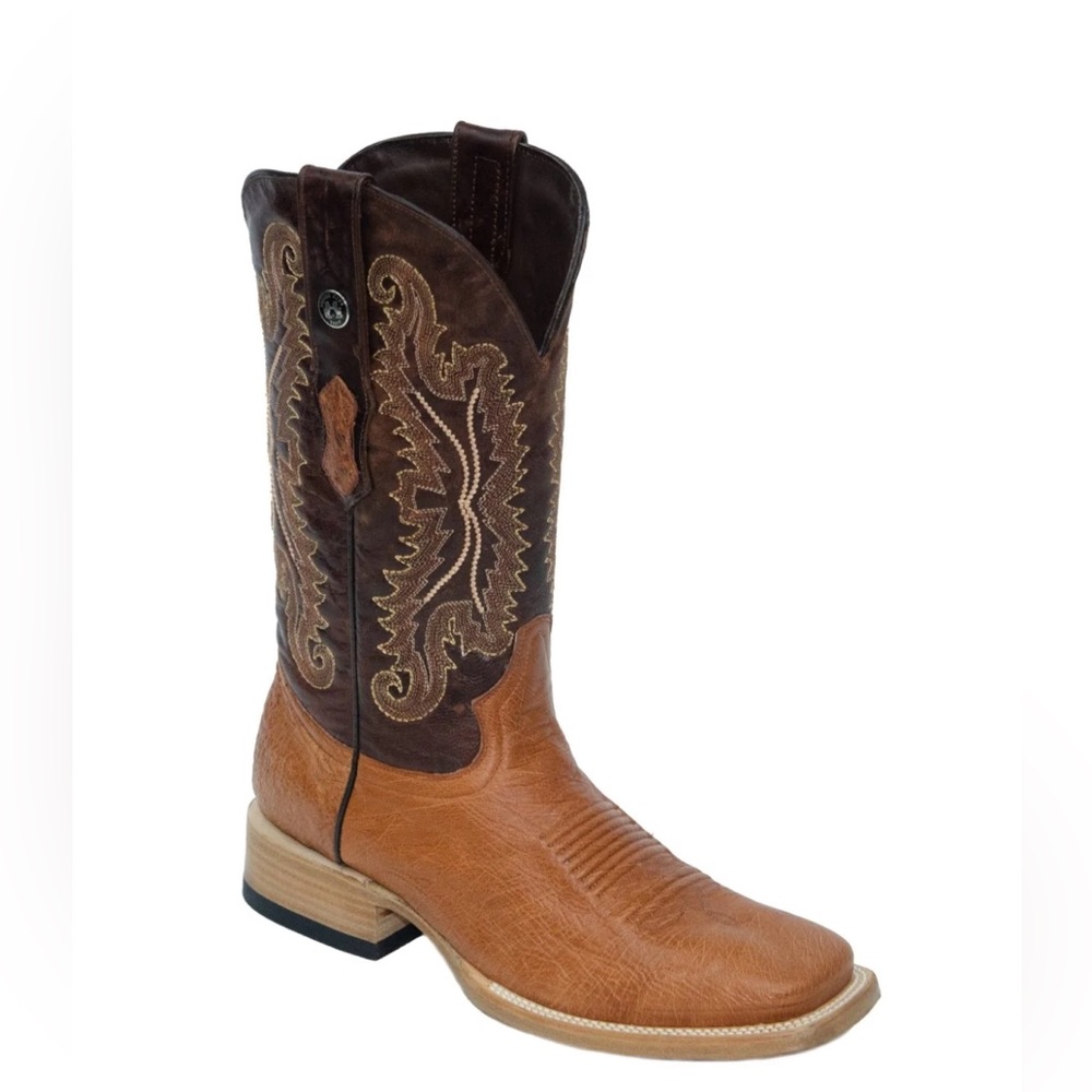 Tanner Mark ostrich skin cowboy boots